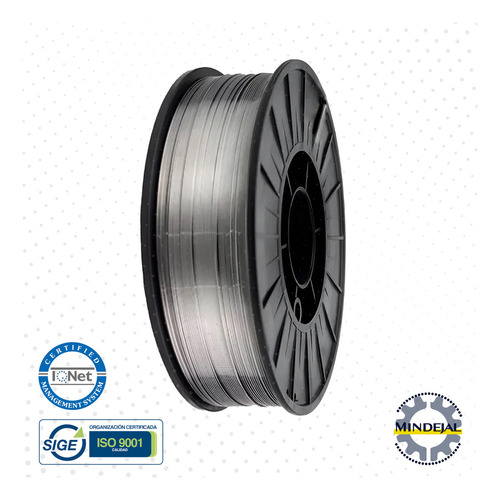 Microalambre Inoxidable 0.035 Er308lsi. Carrete 12.5 Kilos. Punta Acero inoxidable