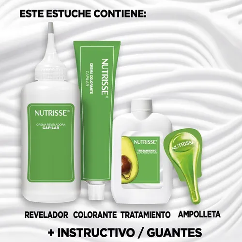 Tinta Nutrisse  Nutrisse coloríssimos Mascarilla nutricolor permanente tono 6660 manzana para cabello