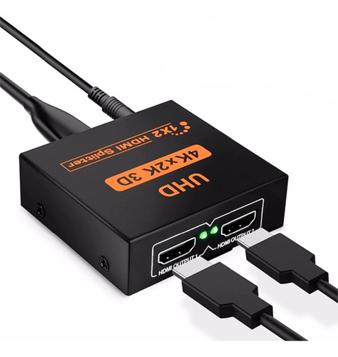 Multiplicador Hdmi Splitter X2 4k Hdmi 1 Entrada X 2 Salidas