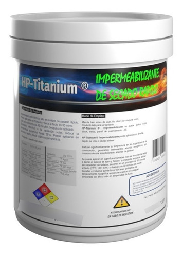 Revestimiento Térmico De Secado Rápido Hp-titanium (25 Años)