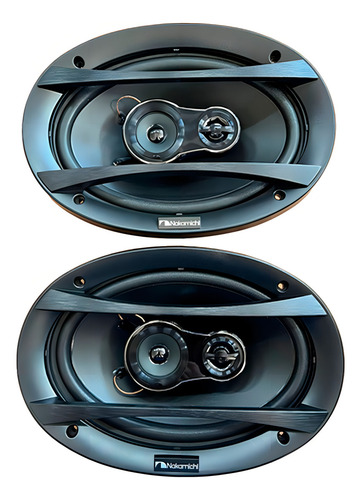 Som Automotivo 6x9 + Rádio Mp3/bt/usb Nq537bd Nakamichi