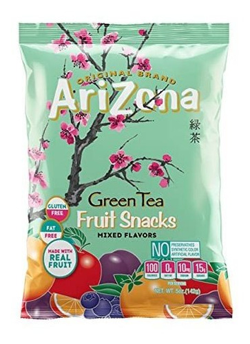 Mentas Arizona Green Tea Fruit Snacks, Gluten Free Mixed Fru