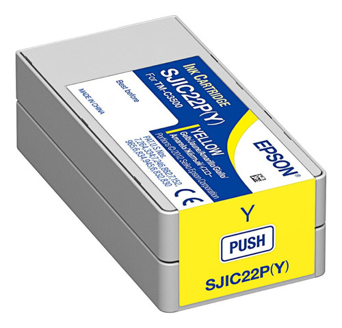 Cartucho Epson Sjic22p(y) Amarillo (c33s020604) - Tm-c3500