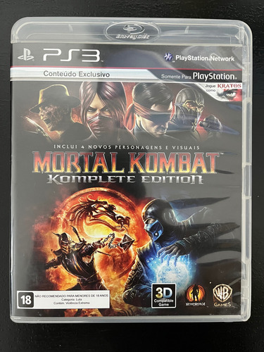 Jogo Mortal Kombat - Komplete Edition - Ps3 (Usado)