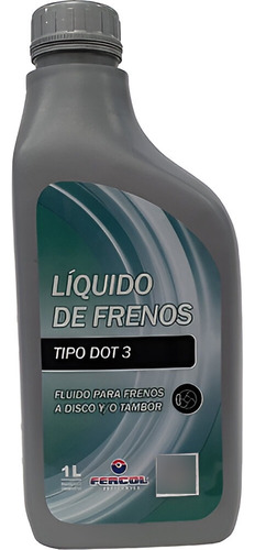 Pack X 12 Líquido De Frenos Fercol Tipo Dot 3 X 1 Ltrs