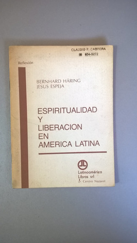 Espiritualidad Y Liberación - Häring - Espeja - Perdia