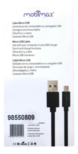 Cabo Android Micro Usb Chevrolet Tracker B Premier 19/20