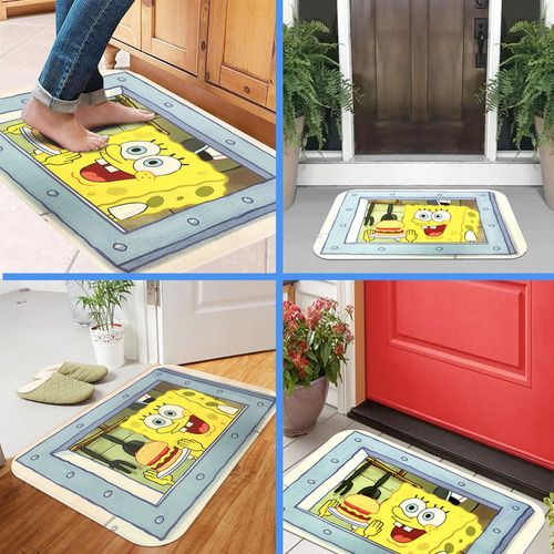 Tapete Decorativo Multiusos Bob Esponja Calamardo Sirenita