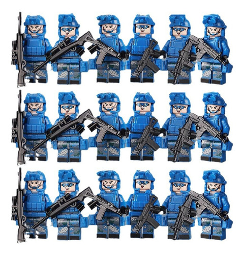 Minibuild Soldado Tropas De Cuerpo De Marines 18pcs