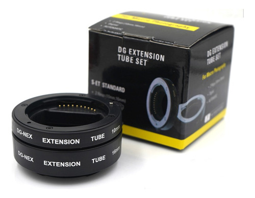 Tubo Extension Macro Para Camaras Sony A6000 A7 Nex Mk-s-af3