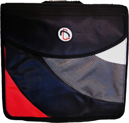 Bolso Estudiantil Rojo/negro/blanco Con Correa Para El Hombr