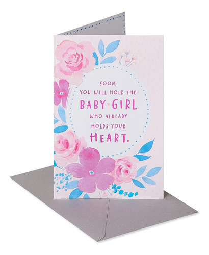 Tarjeta De Baby Shower Para Niña (cuenta Atrás Los Días)