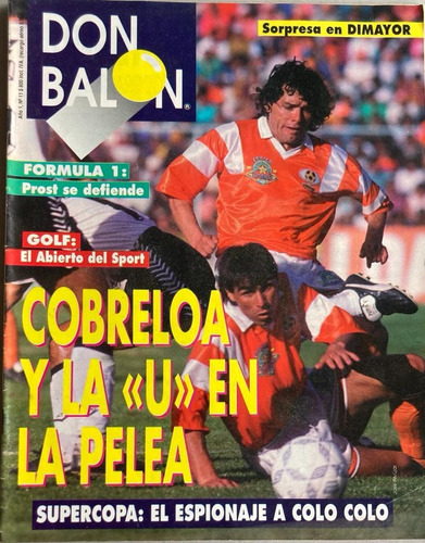 Revista Don Balón Año 1 N°11 Cobreloa Y La U (aa389