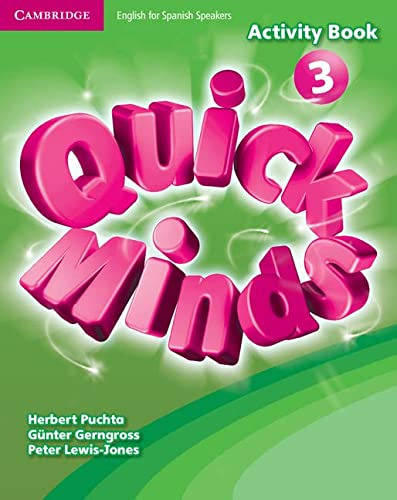 Libro Pri 3 Quick Minds Activity Book Primaria De Vvaa Cambr