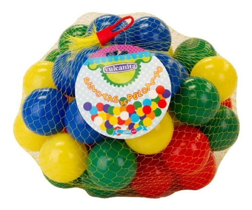 Imagen 1 de 3 de Bolsa X 50 Pelotas Para Pelotero Vulcanita Cod 7571