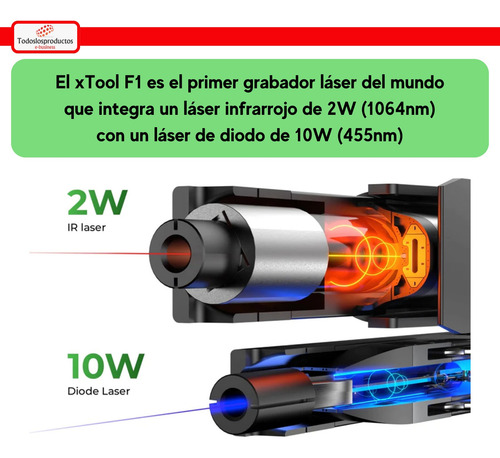 Maquina F1 Láser Xtool Graba En Oro Plata Met Facturamos Cor