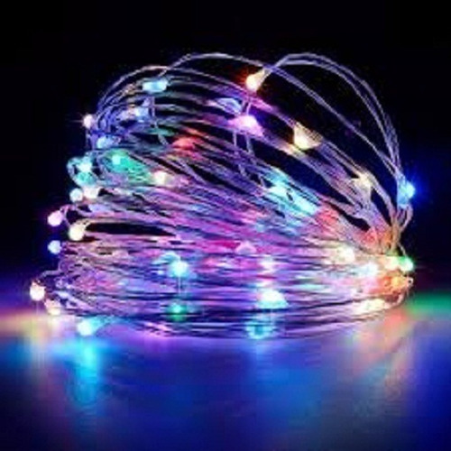 X20 Luces Led Guirnalda Navidad Multicolor 10 Metros