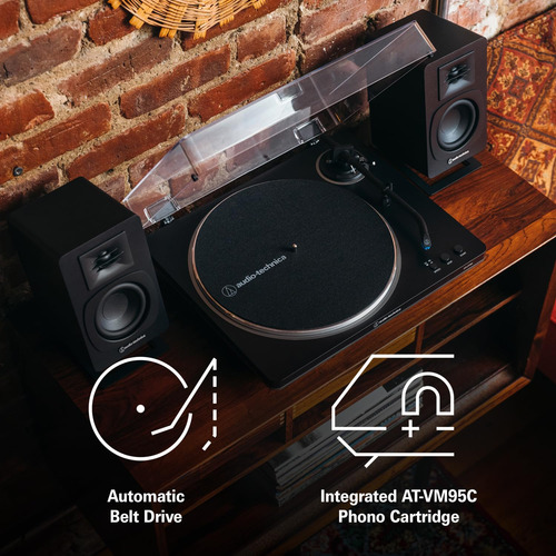 Tocadiscos Audio-technica At-lp70x-bz Automático Negro/bronc