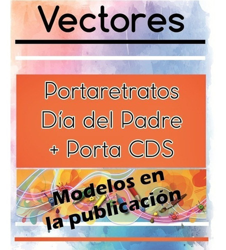 Vector Portaretratos Padre Papá Más Porta Cds! Por Descarga