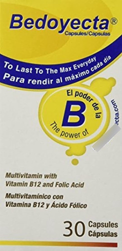 Bedoyecta - Cápsulas Multivitaminas, 30 Unidades