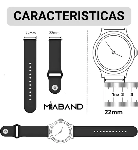 Malla Correa 22mm Para Reloj Smartwatch Imilab Kw66 1.28