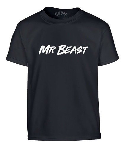 Remera Mr Beast Youtuber 100% Algodon Adulto