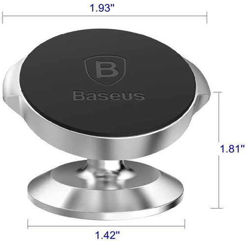 Imagen 6 de 8 de Soporte De Telefono Para Auto Magnetico Ears 360° - Baseus