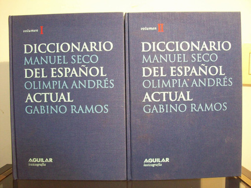 Adp Diccionario Del Español Actual ( 2 Tomos ) / Ed Aguilar