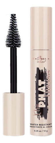 Rimel Xtra Phat Mascara Italia Deluxe Volumen Y Alargamiento Color Negro Intenso