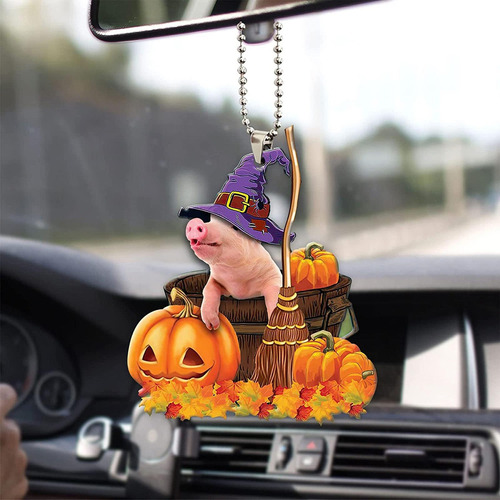 1 Calabaza De Halloween Colgante De Coche Divertido