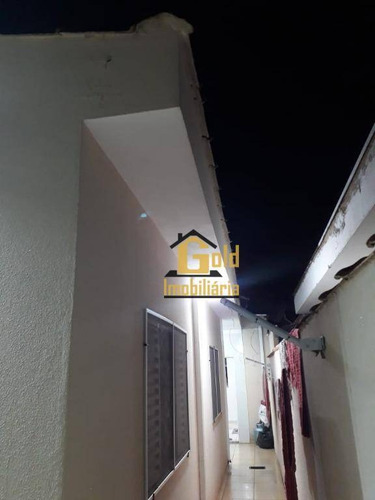 Casa Com 2 Dormitórios Para Alugar, 80 M² Por R$ 1.100/mês - Parque São Sebastião - Ribeirão Preto/sp - Ca0696