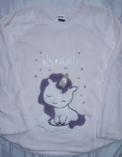 Pijama 2 Piezas Polar Mujer Importado Unicornio Invierno