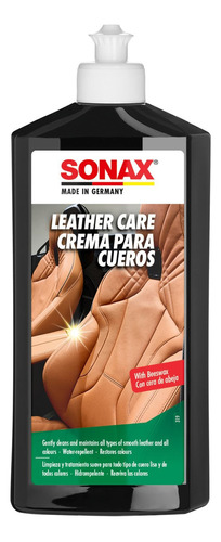 Sonax Leather - Crema Acondicionador Locion Para Cuero