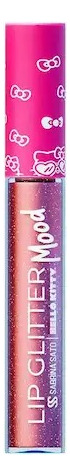 Lip Glitter Mood Sabrina Sato Hello Kitty - 4ml Rosa