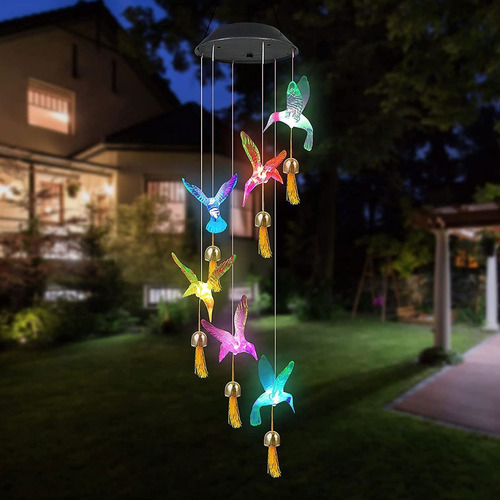 Móvil Campana De Viento Colibrí Armonizador Del Hogar. [u
