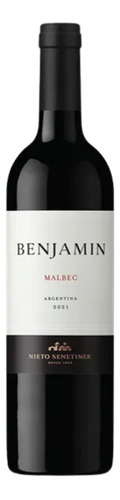 Vinho Argentino Benjamin Nieto Malbec 750 Ml