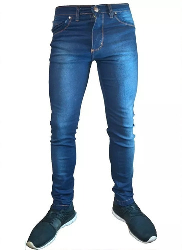  Pantalon Jeans Elastizado Chupin De Hombre Hasta Talle 48 Precio Directo De Fabrica