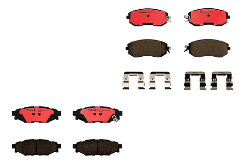 Balatas (cerámica) Delanteras + Traseras Forester 11/18