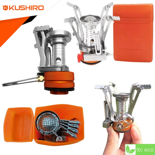 Mini Anafe Calentador Plegable Camping Pesca Estuche Cocina