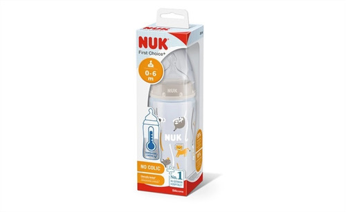 Mamadera Nuk First Choice 300ml Silicona Control Temp