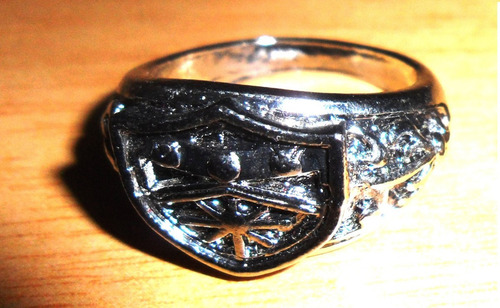 Imagen 1 de 4 de Anillos O Prendedor Acero Inoxidable, Rockero Navidad