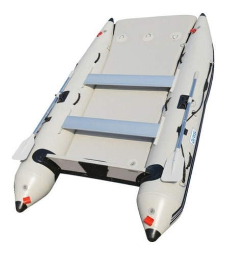 Bote Barco Zodiac Catamaran Inflable 11pies 3.35m Gris Pesca