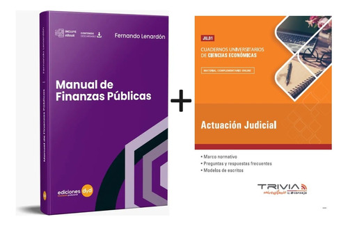 Pack Finanzas Publicas Y Actuación Judicial 