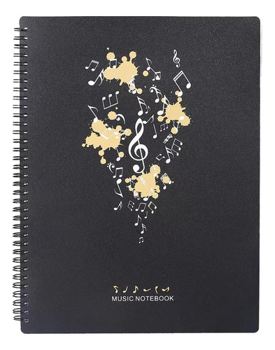 (a) Music Folder Spirals Binder Organizer Music Binder Music