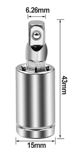 Junta Giratoria Universal, 3 Piezas, 1/4 De Pulgada, 3/8 Pul
