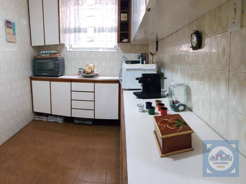 Casa Com 3 Dormitórios À Venda, 190 M² Por R$ 730.000,00 - Campo Grande - Santos/sp - Ca0774