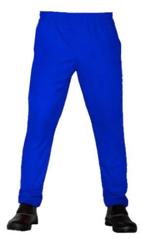 Calça Uniforme Azul Brim