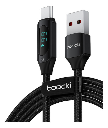 Cable Usb C 66w Carga Rapida Con Pantalla De Carga