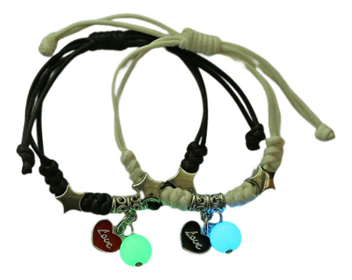2x Pulsera Pulsera De Amigo Accesorio Pulsera De Encanto