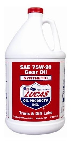 Lucas Oil 10048-pk4 75w90 Aceite Sintético Para Engranajes -
